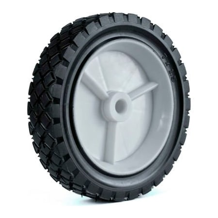 Martin Wheel Martin Wheel Light Duty Plastic Wheel 715P-OF - 7 x 1.50 - 1-3/8" Offset Hub 1/2" Bore Diamond Tread 715P-OF